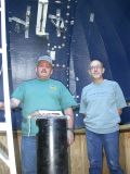 Dome interior with Robert and Jim