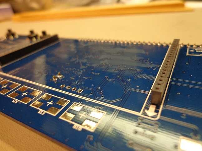 Installed 2mm pin spaceing, 4.4mm tall lcd sockets.