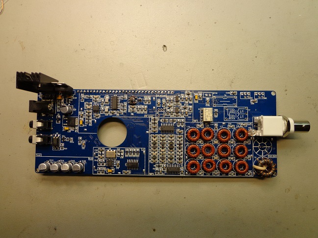 RF board, lowpass filters installed, time for more parts.