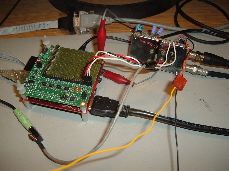 Image of Temic 1236F H-3 tuner being developed around.